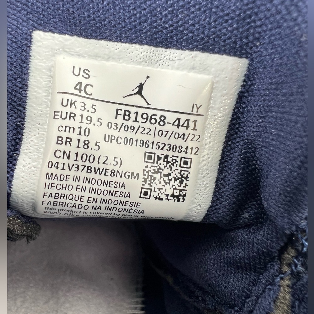 ⭐️HOST PICK⭐️NIKE Jordan11 Crib Bootie Midnight Navy Blue Size:4C Brand New WBOX - Picture 8 of 10